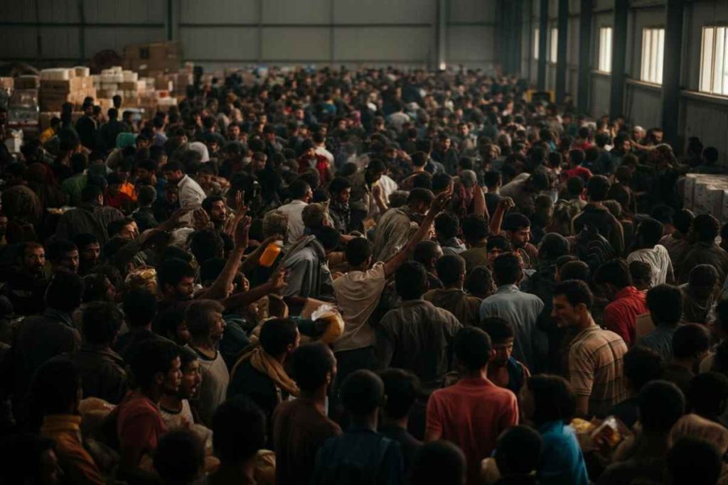 Deposito di cibo dell'Onu a Gaza: assalto e saccheggio in un contesto di crisi umanitaria