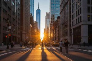 Manhattanhenge: il tramonto mozzafiato che trasforma New York in un'opera d'arte