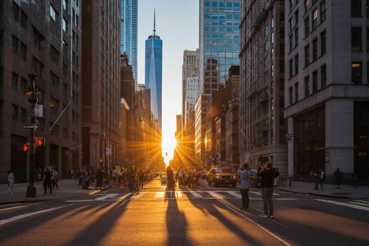 Manhattanhenge: il tramonto mozzafiato che trasforma New York in un'opera d'arte