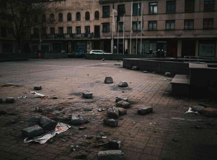 Belgrado in tensione: la polizia fronteggia manifestanti violenti