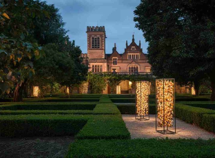 Il giardino di Palazzo Bentivoglio a Bologna riapre con l'incanto di Icarus