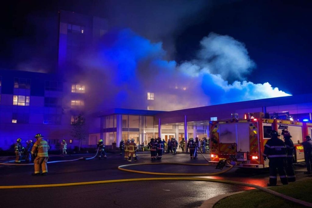 Incendio devastante in ospedale di Amburgo: tre vittime tragiche