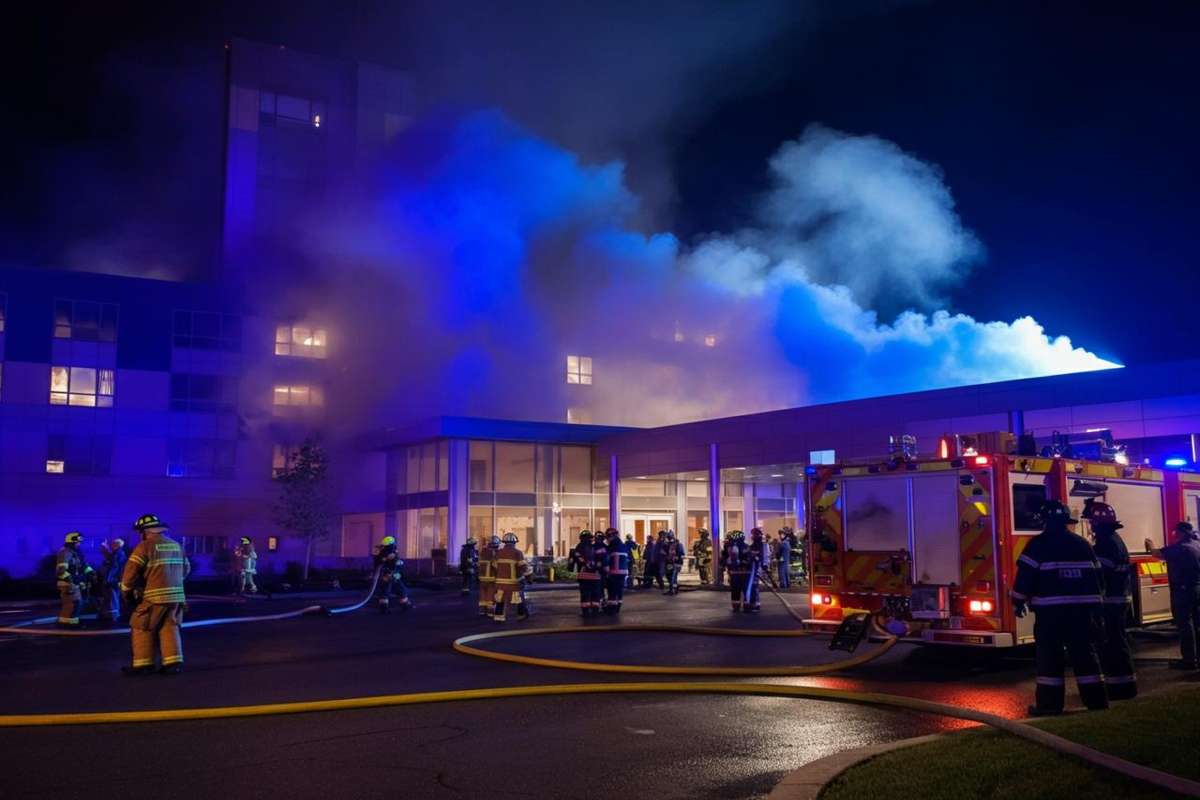 Incendio devastante in ospedale di Amburgo: tre vittime tragiche