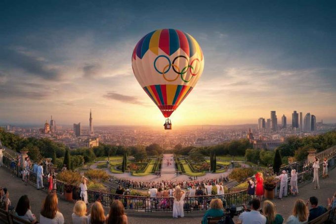 La mongolfiera olimpica riaccende la magia di Parigi