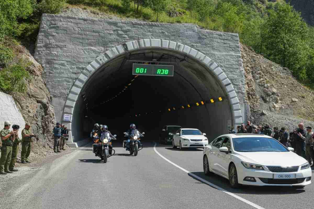 Primi veicoli attraversano il Tunnel Tenda: una nuova era di collegamenti!