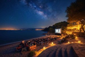 Star del cinema si riuniscono a Tavolara per 'Una notte in Italia'