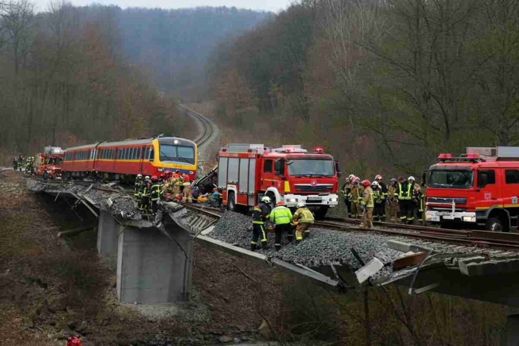 Tragedia in Russia: crollo di un ponte e deragliamento di un treno causano sette vittime