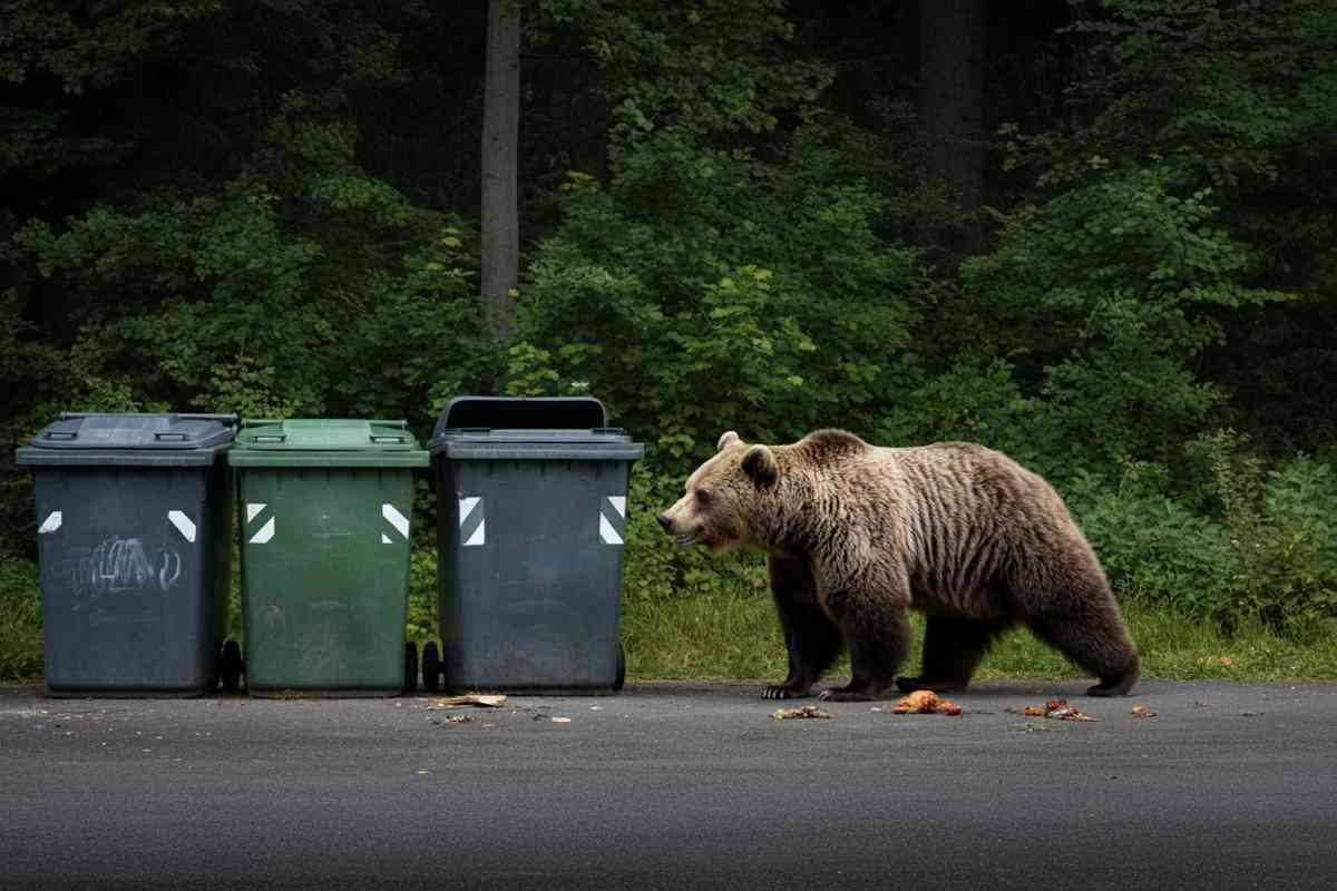 Caldo estremo: gli orsi invadono le città in cerca di refrigerio