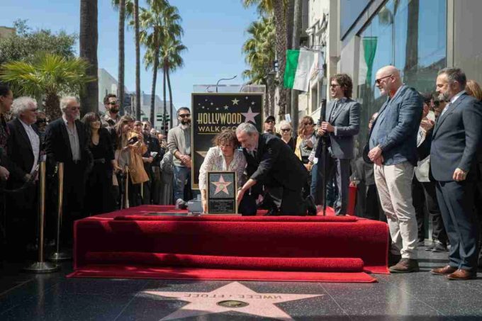 Carlo Rambaldi e Franco Nero ricevono la loro stella sulla Walk of Fame