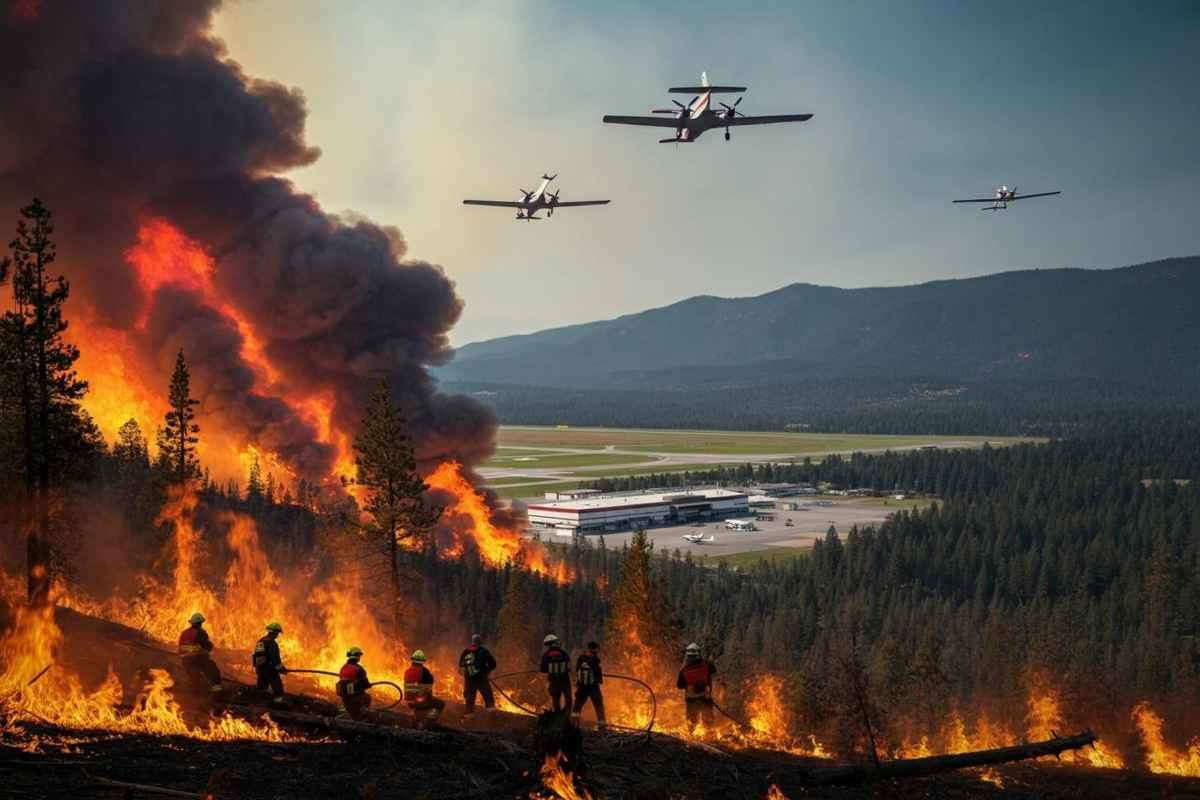 Fiamme minacciano l'aeroporto di Olbia, voli deviati per sicurezza