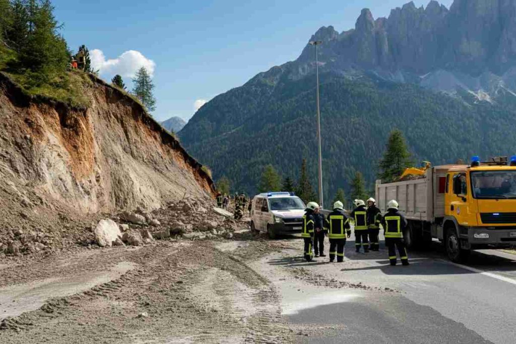 Frana nel Cadore: Cortina diventa inaccessibile