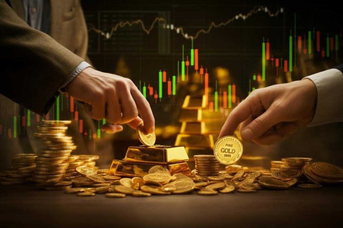 Il prezzo dell'oro scende: spot a 3.377,18 dollari