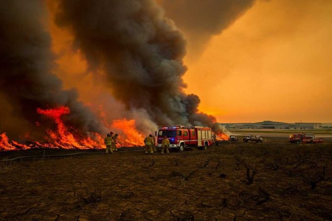 Incendio vicino all'aeroporto di Catania: voli sospesi e spazio aereo chiuso mentre le fiamme avanzano