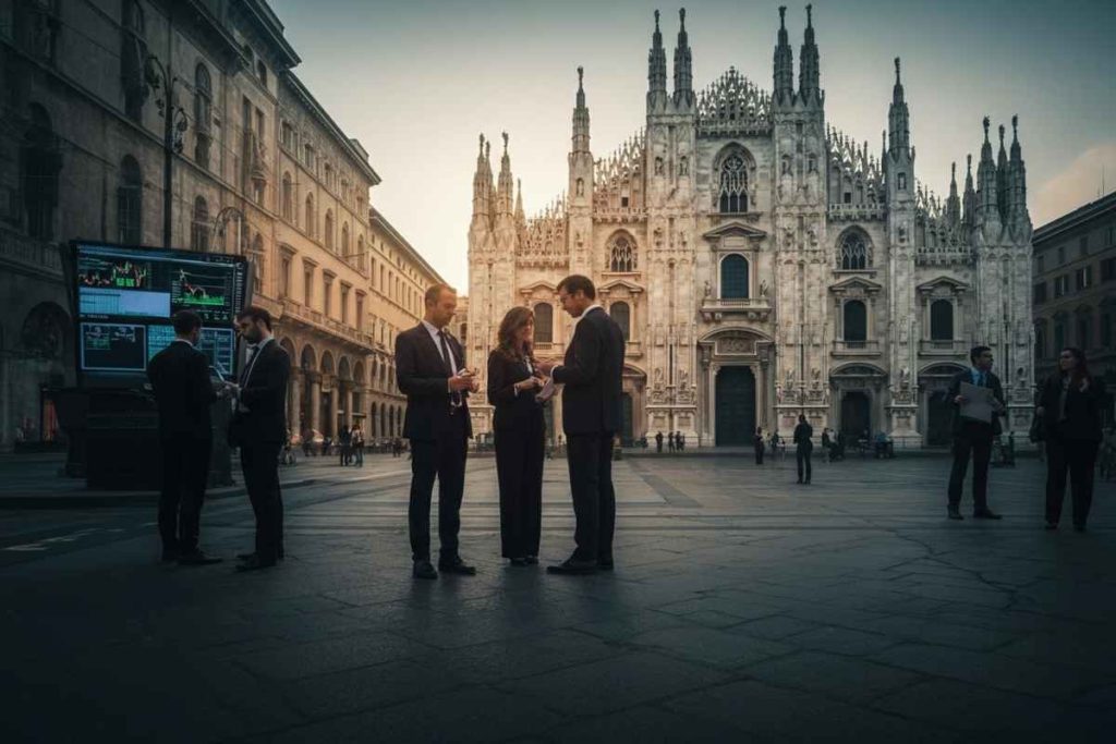 Milano in ribasso: Mediobanca continua a scivolare nel mercato azionario