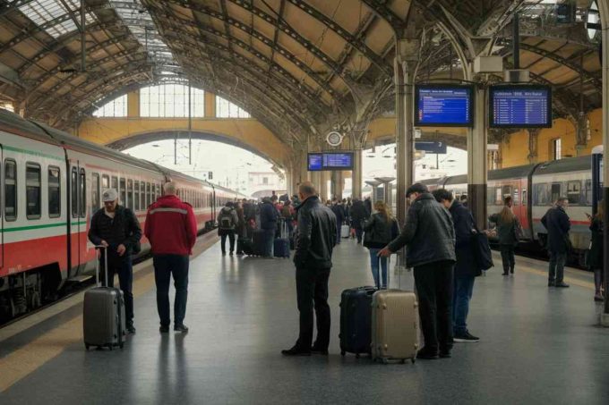 Treni fermi: sciopero inizia alle 21 e disagi fino a domani pomeriggio