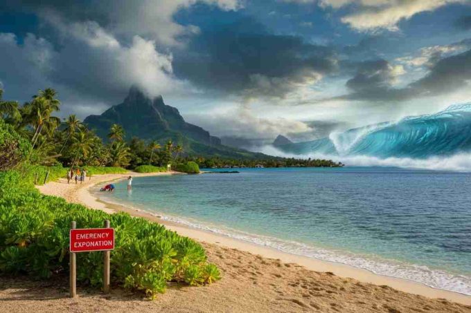 Tsunami in arrivo: onde fino a 4 metri minacciano la Polinesia