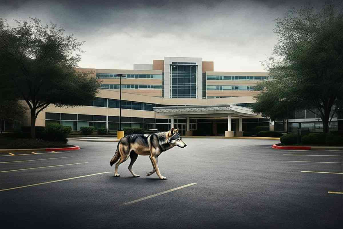 Un lupo inaspettato nel parcheggio dell'ospedale di Ravenna: ecco come comportarsi se lo incontri