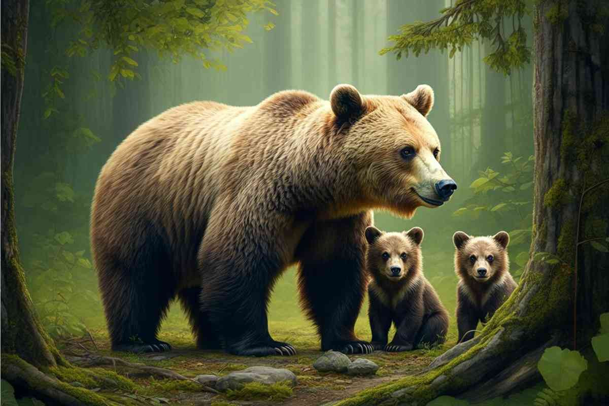 Una mamma orsa e i suoi cuccioli avvistati in Molise: ecco perché non dovresti avvicinarti
