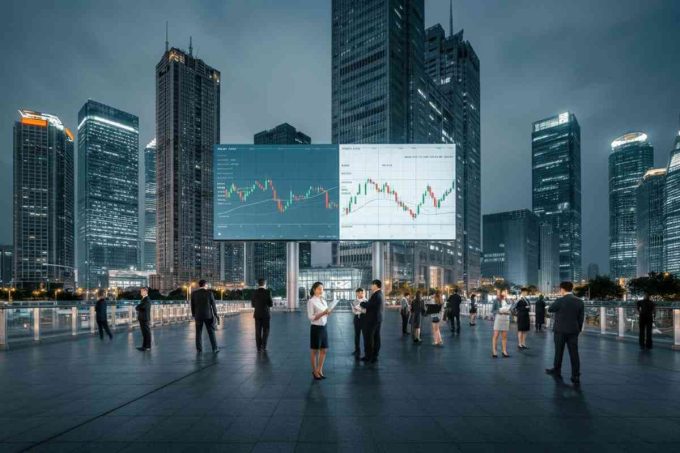 Borsa cinese in crescita: Shanghai guadagna l'1,04% e Shenzhen lo 0,81%