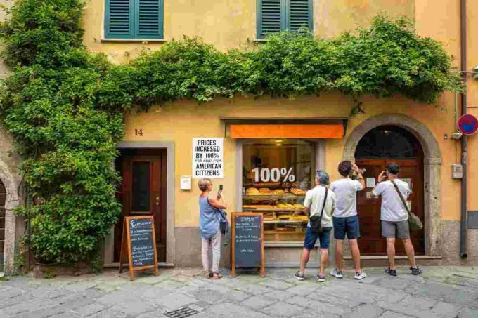 Cilento, il fornaio risponde ai dazi di Trump: turisti americani, ora pagate il doppio!