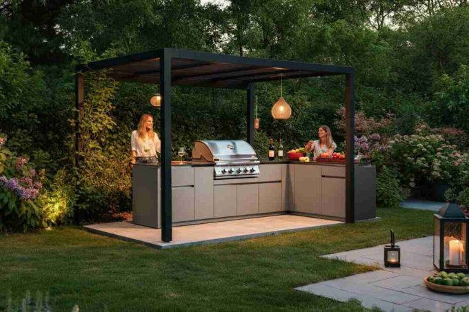 Cucinare all'aperto: come il design italiano unisce relax e tecnologia in estate