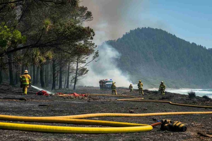 Fiamme sull'isola di Zante: evacuati gli insediamenti in pericolo