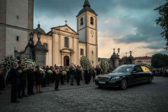 Il feretro di Pippo Baudo arriva a Militello: un addio emozionante