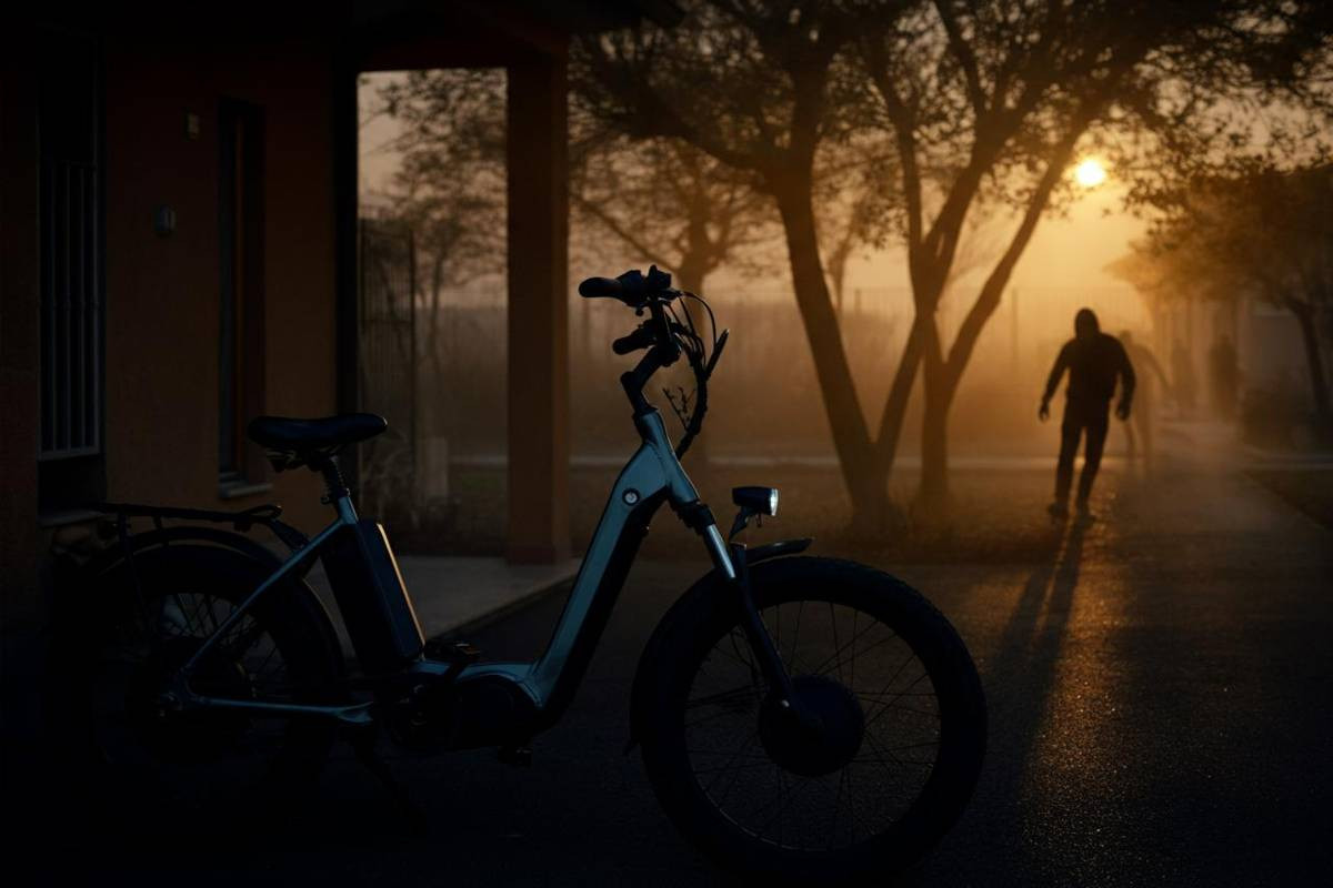 Ladro di bici elettriche minaccia denuncia dopo il video virale del furto nel cortile di casa