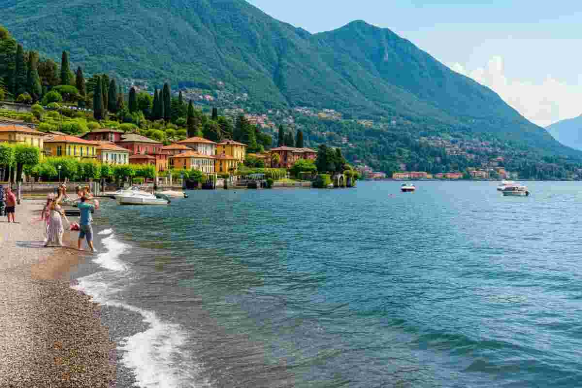 Madre si tuffa nel lago di Como per salvare i figli, ma scompare: turisti in allerta e ricerche in corso