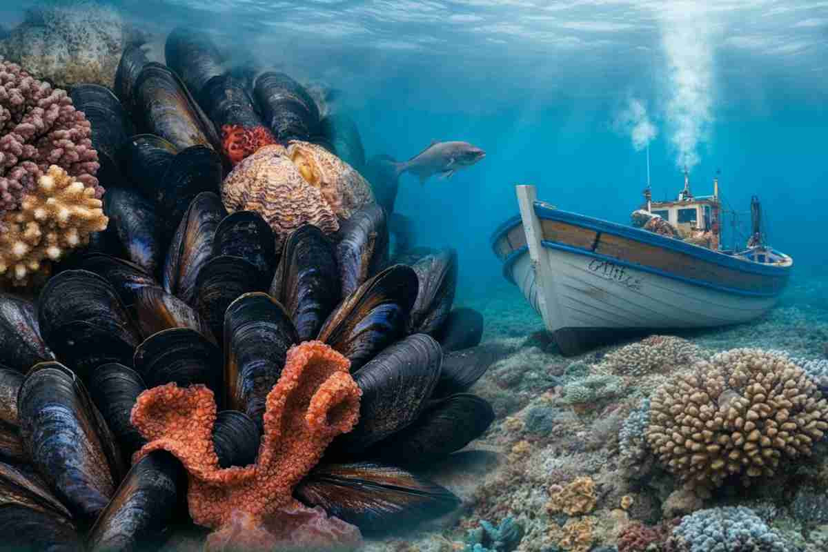Mediterraneo in pericolo: cozze, vongole e ricci a rischio a causa del caldo estremo