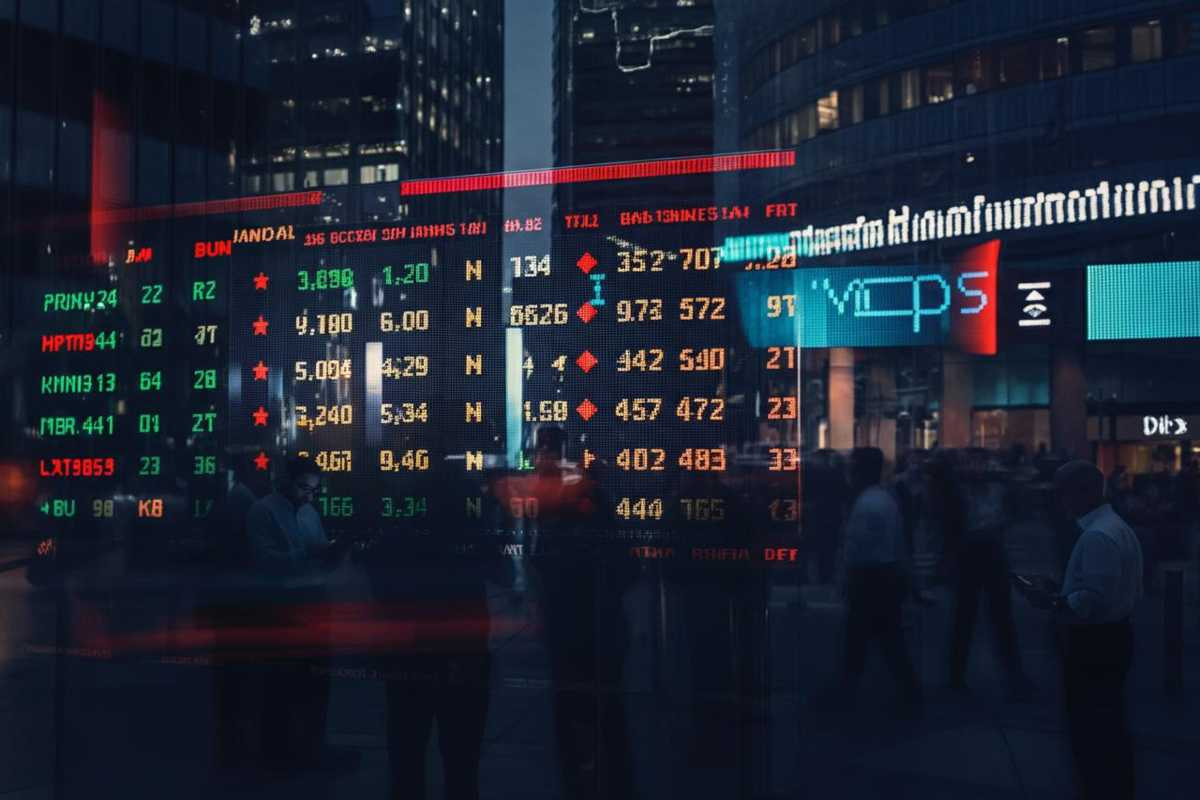 Milano in rosso: la Borsa apre con un calo dello 0,35%