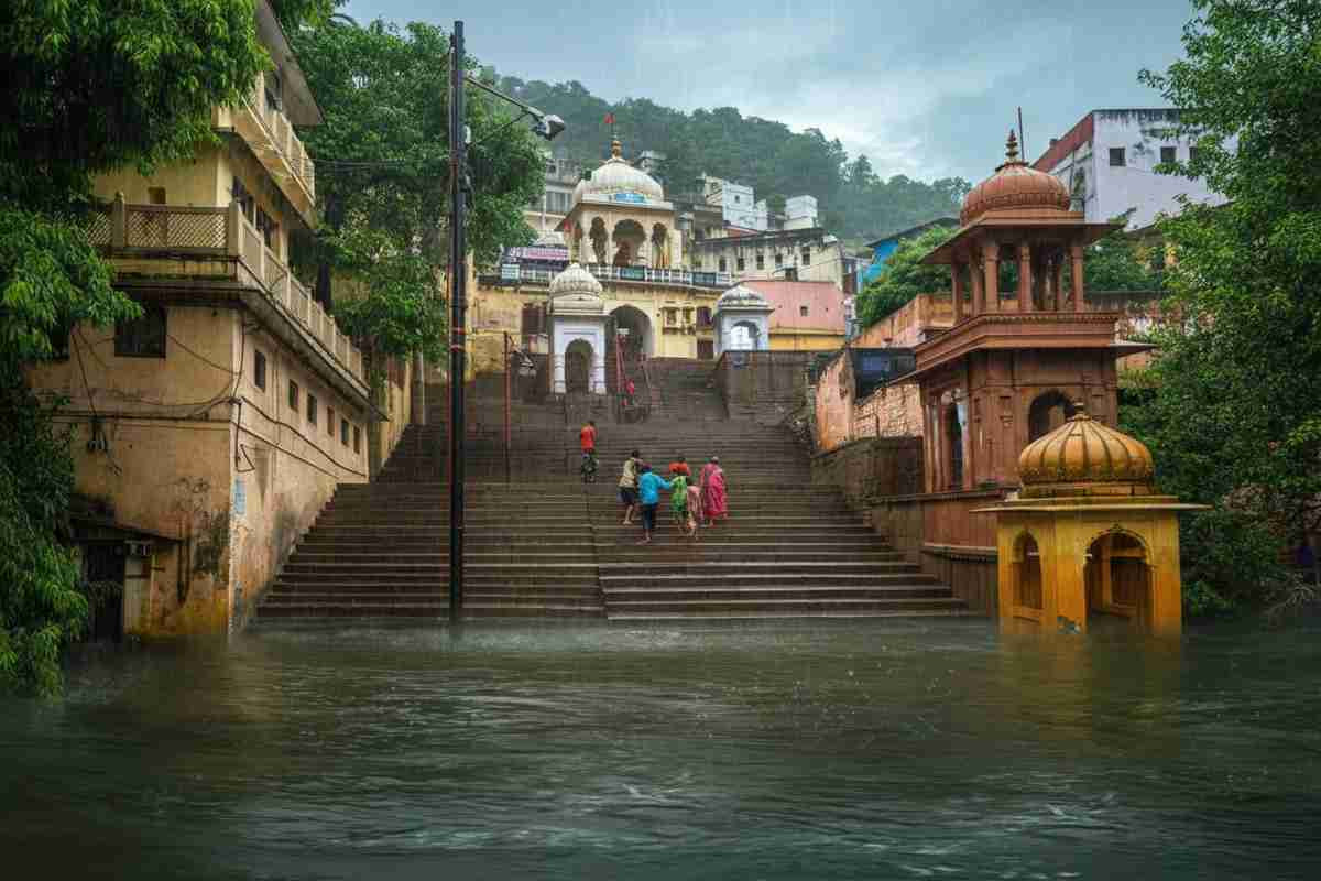 Monsoni devastanti in Uttar Pradesh: 12 vittime e città in ginocchio