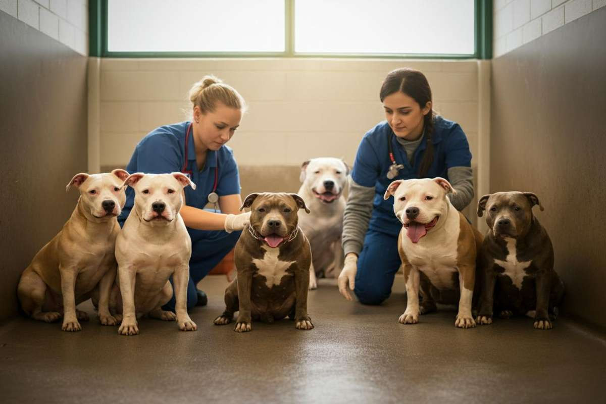 Pitbull abbandonati in auto: un tragico caso di maltrattamento nel Mantovano