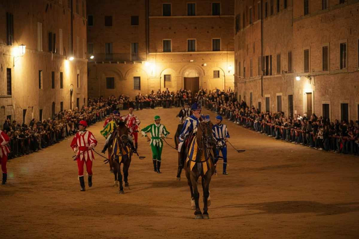 Redmayne sorprende il pubblico al Palio di Siena durante le prove dei cavalli