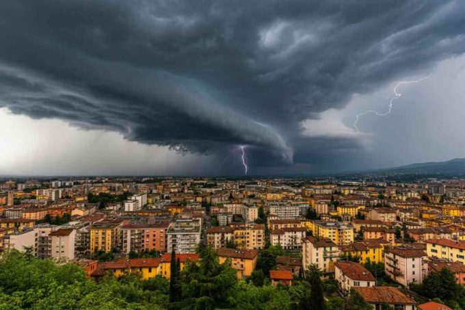 Tempeste in arrivo: allerta rossa al Nord e Centro Italia, rischio grandinate in Lombardia, Liguria e Piemonte