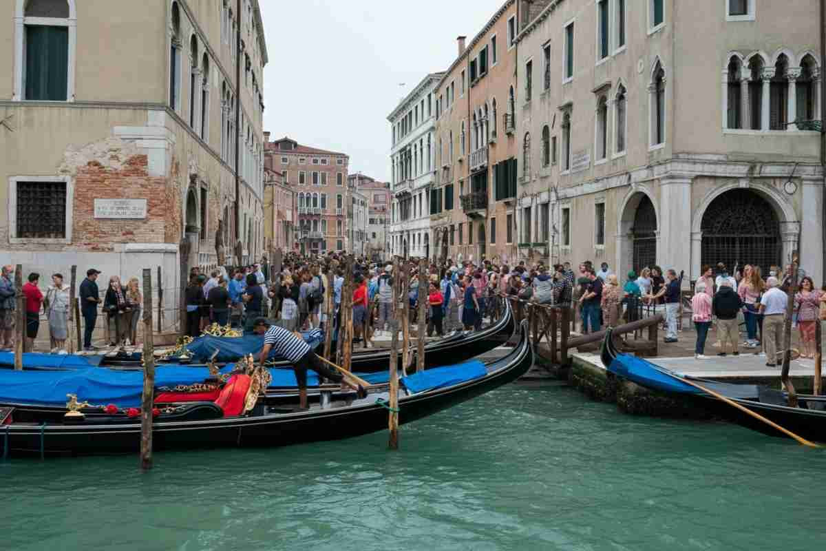 Venezia, la rivoluzione della gondola low cost: turisti in fila e residenti in protesta