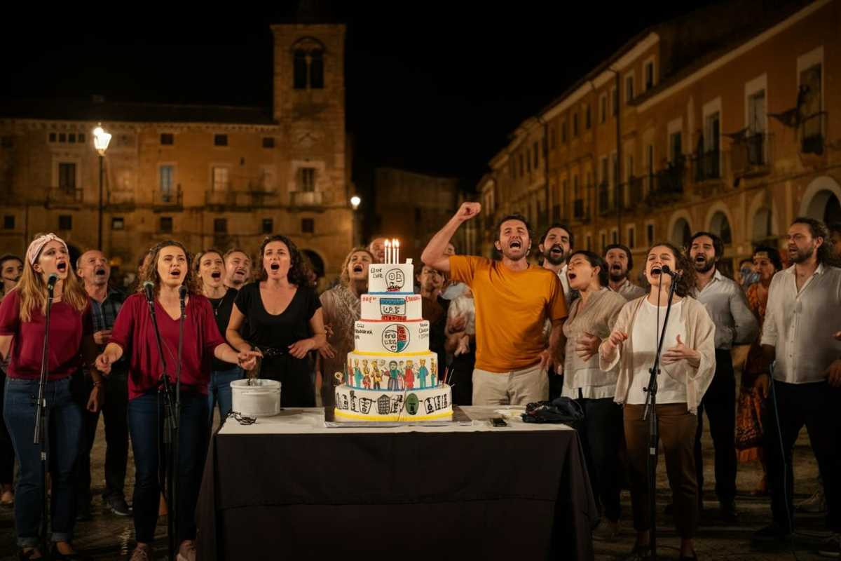Catania, la torta con il volto del sindaco: un gesto provocatorio che fa discutere