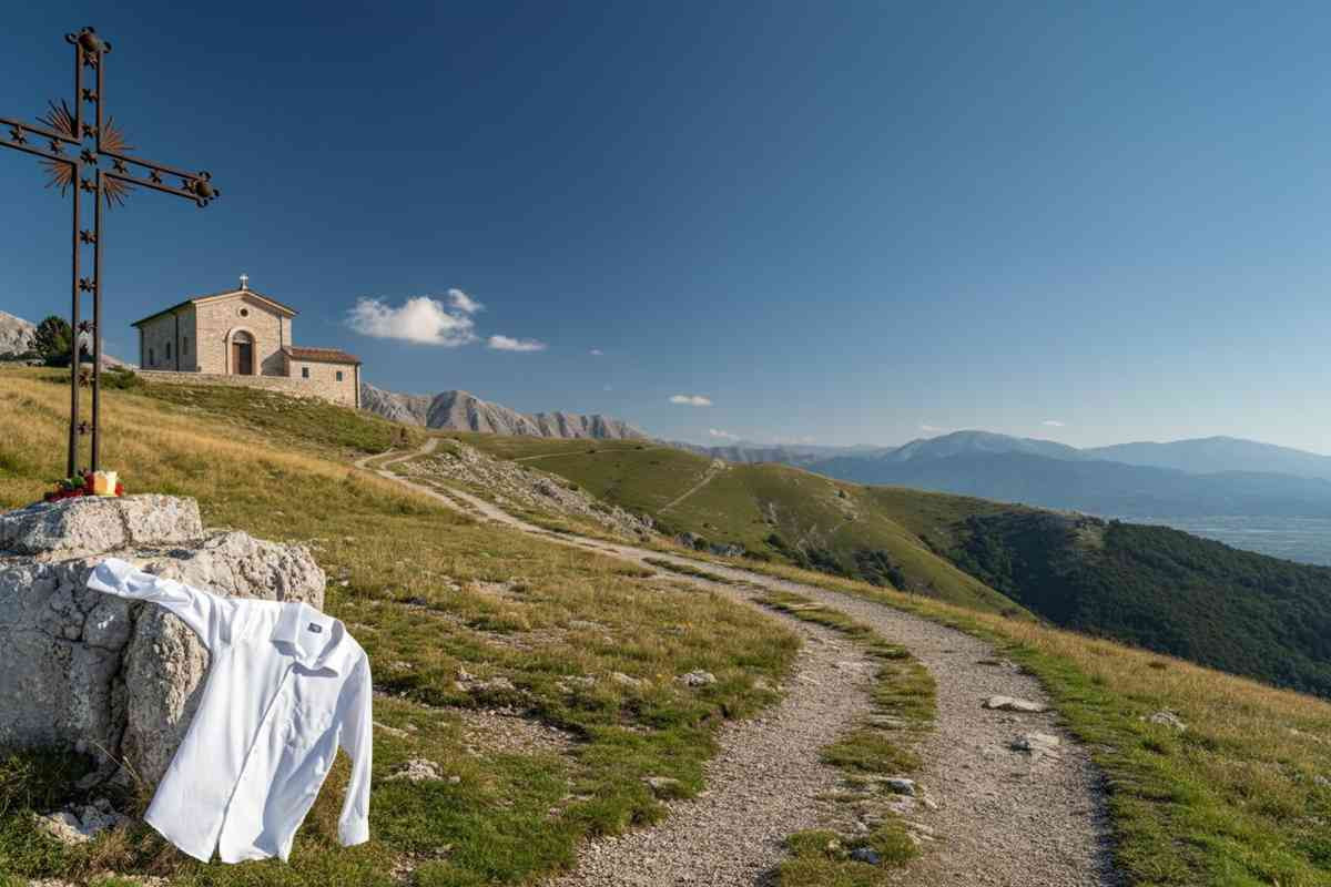 Daniela Poggi in t-shirt per Gaza: un messaggio di solidarietà dal Monte Amaro