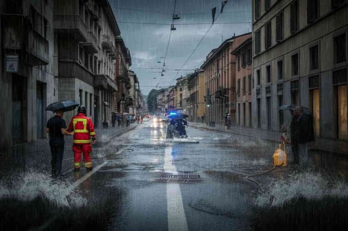 Milano in allerta: strade allagate e scuole evacuate per l'esondazione di Seveso e Lambro