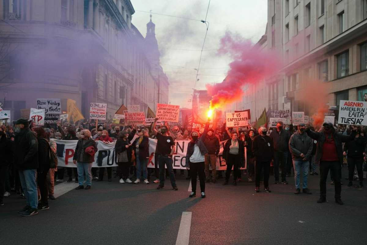 Milano in fermento: migliaia in piazza per il Leoncavallo e il blitz al Pirellino