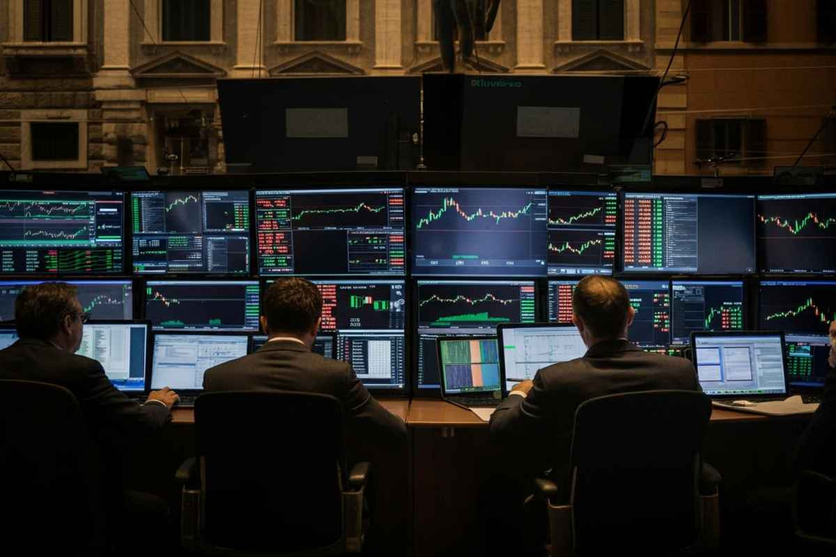 Milano in rosso: la Borsa segna un calo dell'1,29%