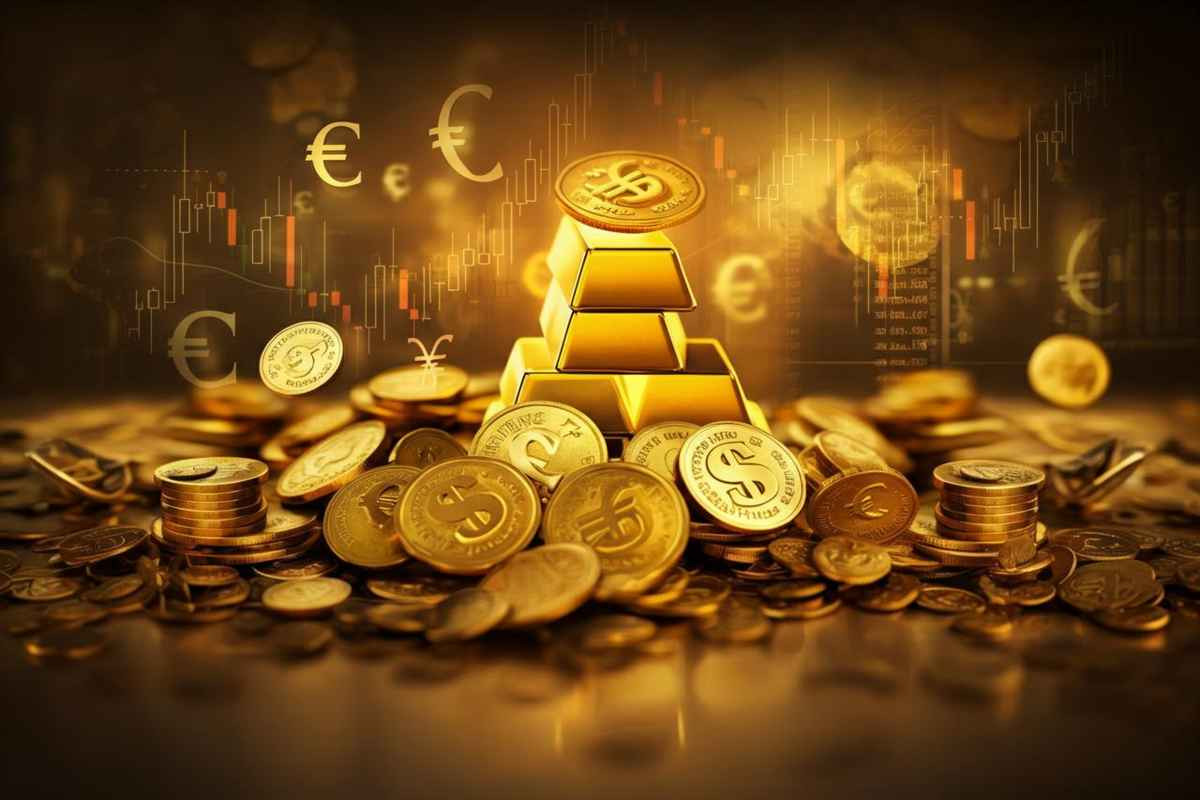 Oro in discesa: il prezzo scende a 3.636,90 euro