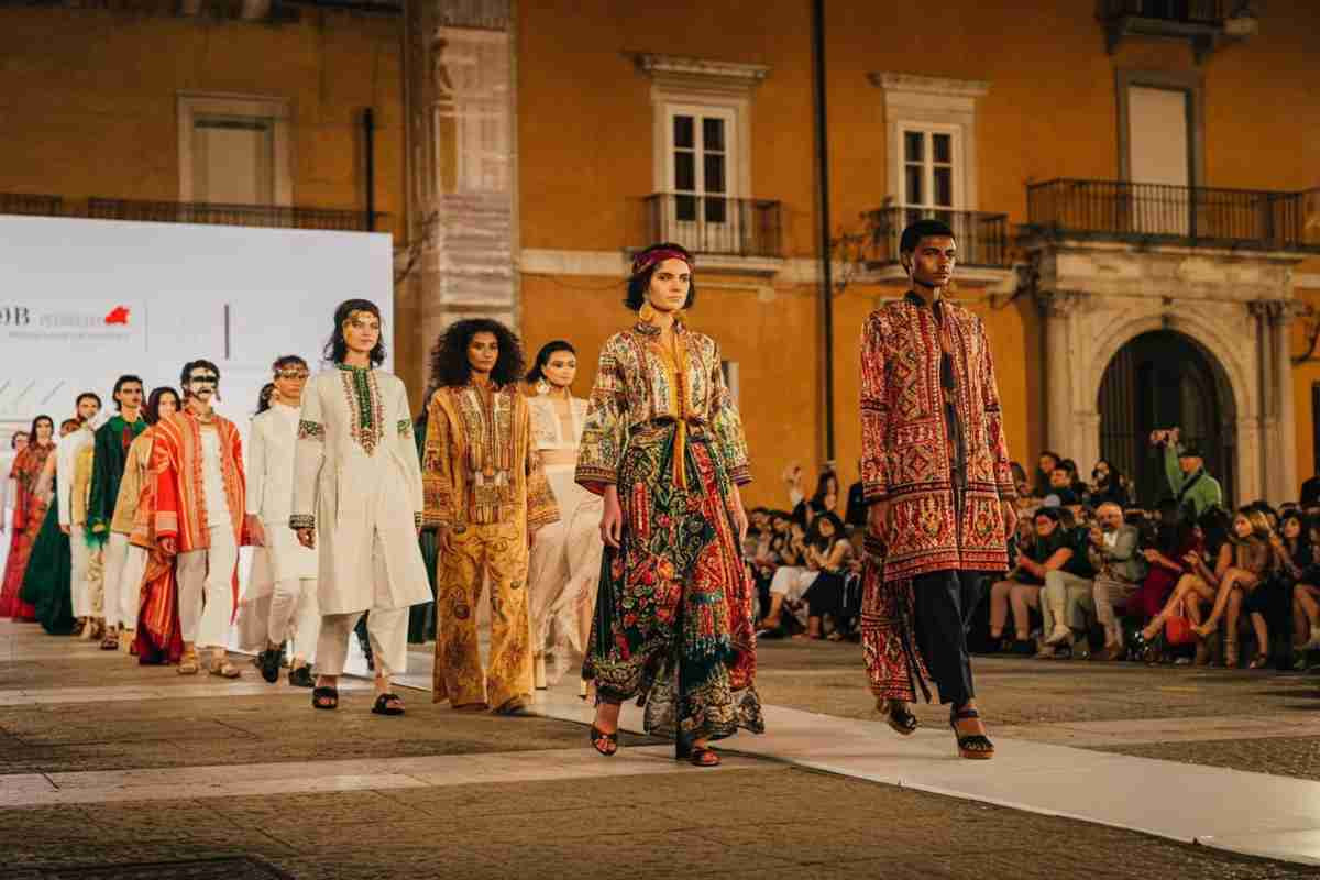 Piazza di Spagna si trasforma in una passerella di moda a cielo aperto