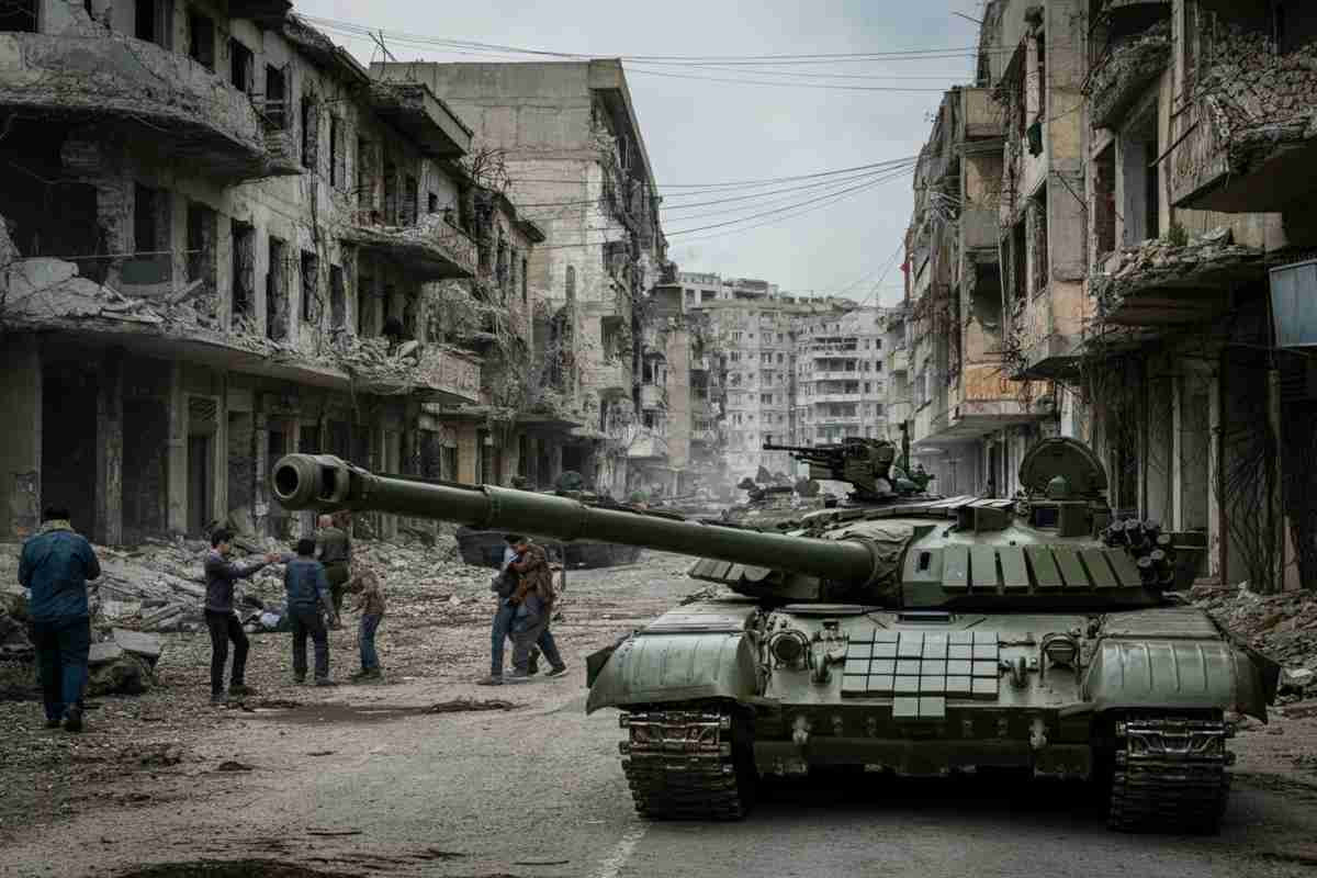 Tank dell'Idf nel cuore di Gaza City: una testimonianza della guerra in corso