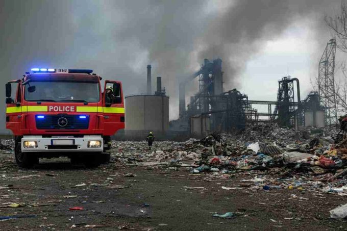 Tragedia nel Casertano: esplosione in azienda di rifiuti provoca morti e scene da incubo