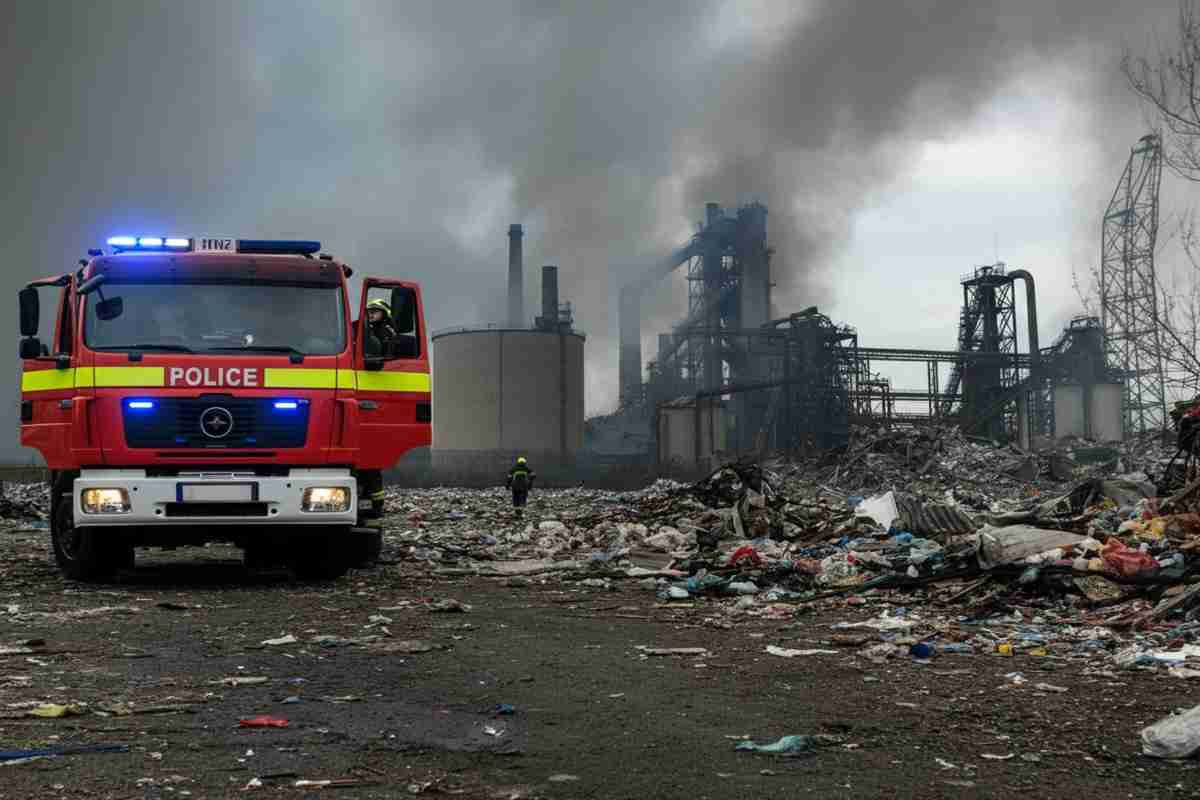 Tragedia nel Casertano: esplosione in azienda di rifiuti provoca morti e scene da incubo