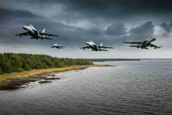 Tre jet russi sorvolano illegalmente lo spazio aereo estone: cosa sta succedendo?