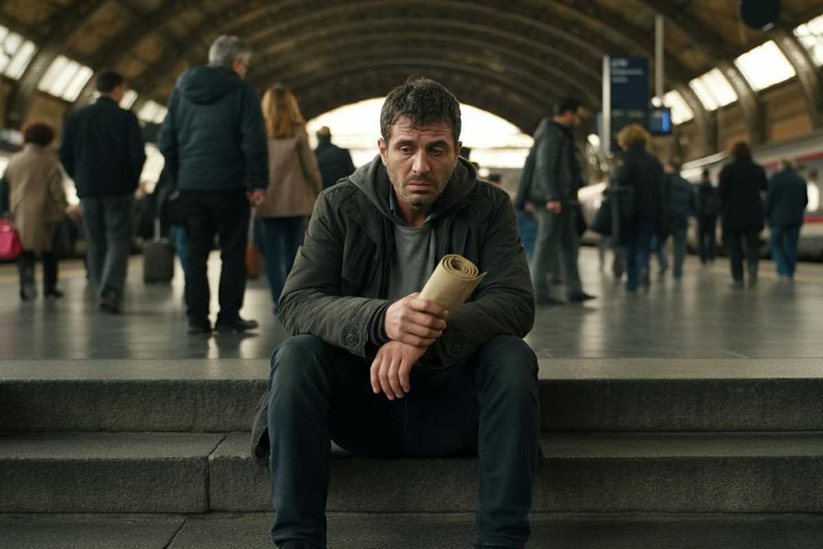 Un gesto disperato: il nigeriano che accende uno spinello per tornare a casa