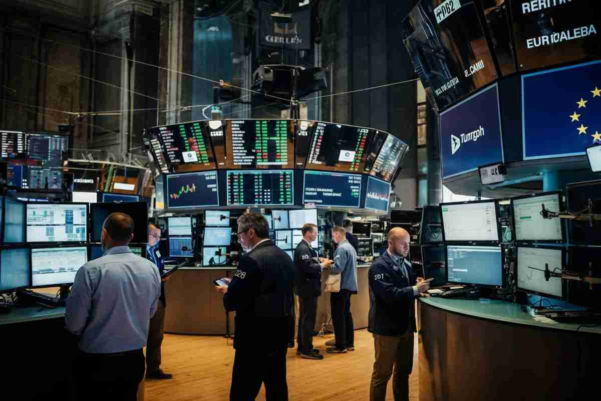 Borsa europea in altalena: Milano scivola, Wall Street resta cauta