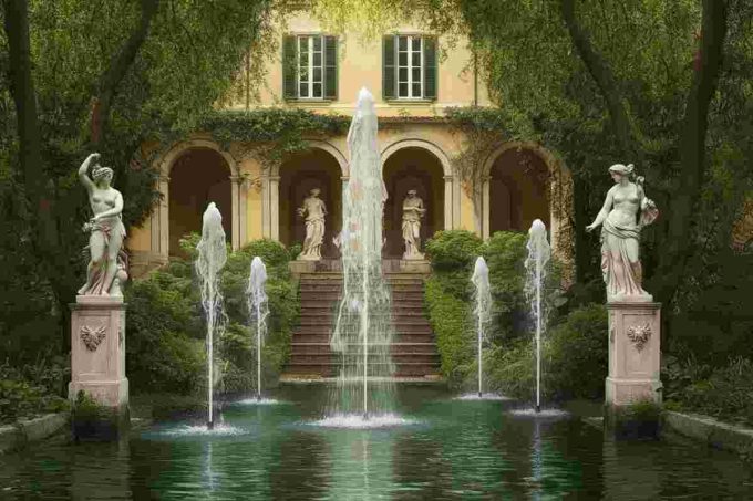 Il ritorno magico delle fontane del Ninfeo a Roma